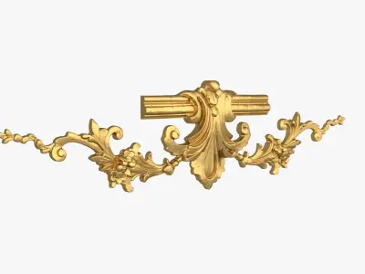 Classic decor ornament 229 3D model