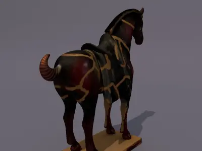MISC Horse Statuettes Collection 2 3D model