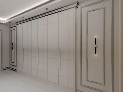 house hall entrance scene  3D model