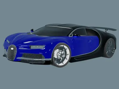 Bugatti Chiron 2022 3D model