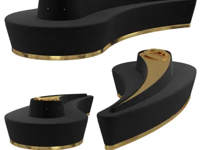 Koket Sofa reptilia 3D model