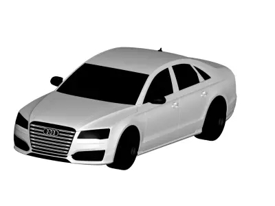 audi s8 3D model