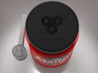 Amino X Supplement with Powder Free low-poly 3D model
