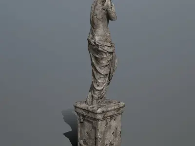 Venus de Milo Low-poly 3D model