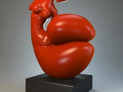 Sculpture Venus P 3D print model
