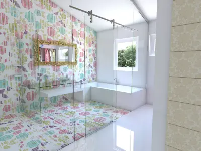 Bathroom 58 3D model