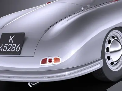 Porsche 356 number 1 1948 3D model