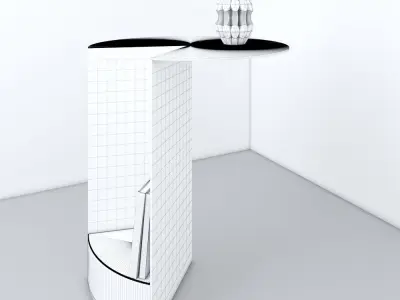 Stand Circle 3D model