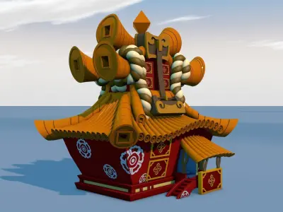  Super fine attic model 3D model