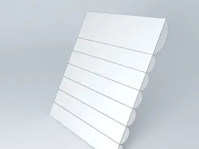 increase light with scalloped edge Free 3D model