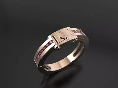Ring like Cartier 3D print model