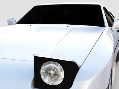 Porsche 944 S2 rev 3D model