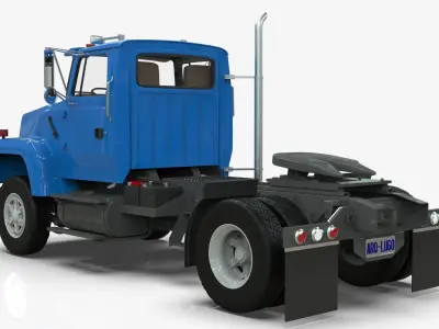 L9000 Daycab Single axle Truck 3D model