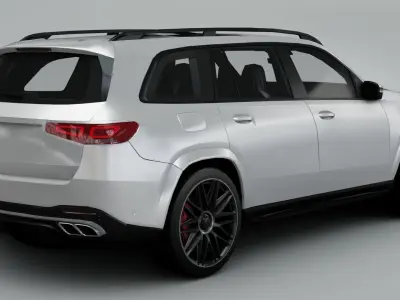 Mercedes-Benz GLS63 AMG 2021  3D model