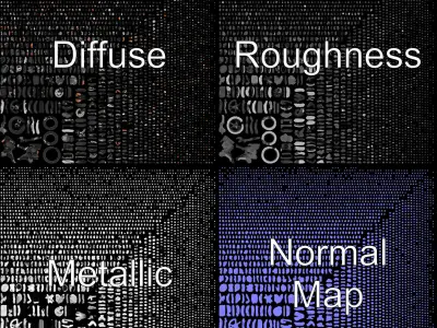 Motorcycle Model Pack with Detailed Components Low-poly 3D model