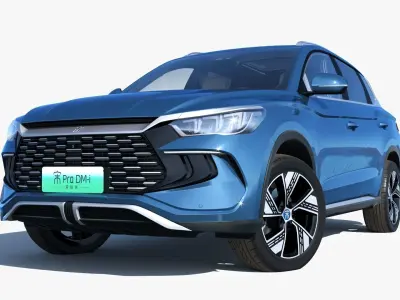 2024 BYD Song Pro SEALION5 dm-i with interior 3D model