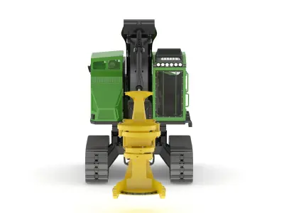 JohnDeere 859M Tracked Feller Buncher 3D model