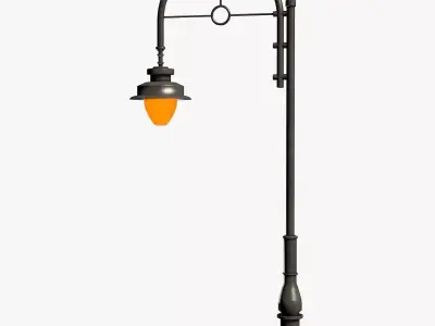 Street Lantern  Low-poly 3D model