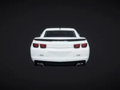 Car Muscle Coupe 02 3D model