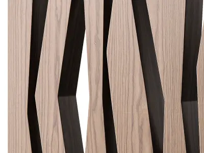 PAnel taylor wood wall art 3D model