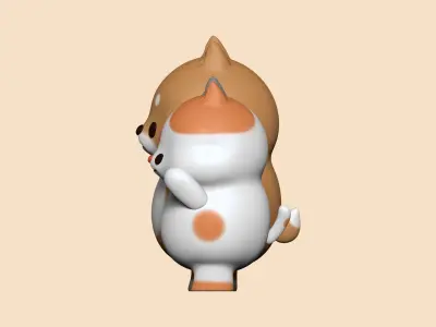 Yuta and Bella - Tonton Friends Fan Art - 3D Print Models 3D print model