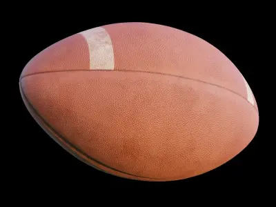 High Quality American Football - Clean and Dirty Versions - 4K 3D model