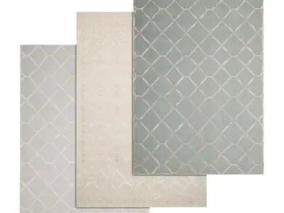 Rug Set 1076 3D model