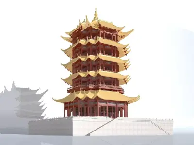 HuangHeLou 3D model