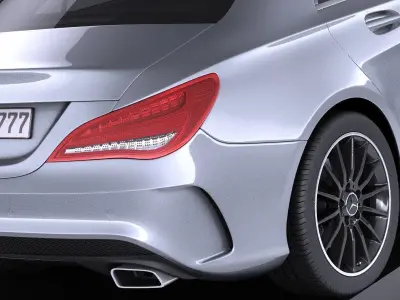 Mercedes-Benz CLA-class AMG 2014 VRAY 3D model