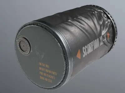 Scifi Canister 3D model