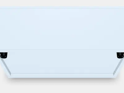 BESTA Shelf unit with glass door 26 3D model