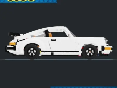 Lego Car - Porsche 911 3D print model