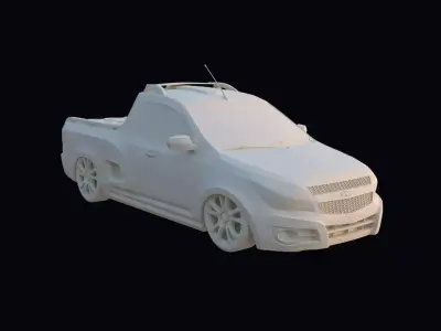 Chevrolet Montana  3D print model