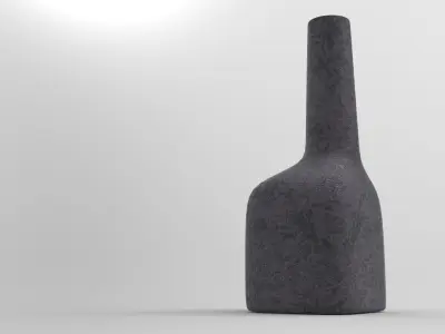 Tone Vase Low-poly 3D model