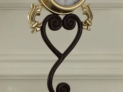 Heart clock Free 3D model