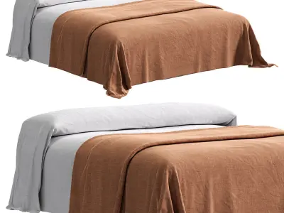 Bed Zara Home 3D model