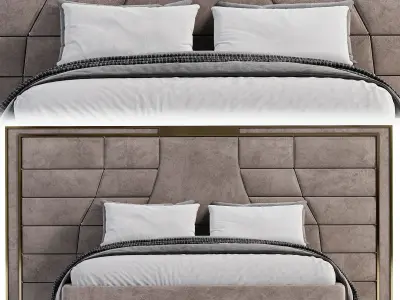  Leyborn Bed By Evgor Luxury 3D model
