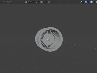 3D Model of Car Tyre and rim 3D model