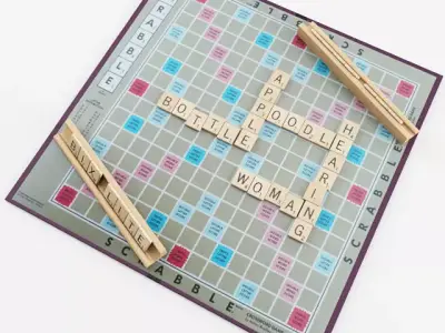 Scrabble Board Game 3D model