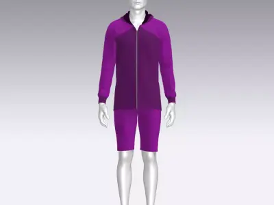 Sport Suit Low-poly 3D model 43