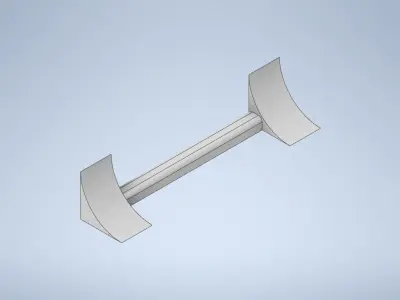 1-64 Scale Diecast Wheel Stop 3D print model