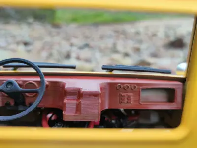 Crawler Bog 406 Cab  - 1-10 RC body 3D print model