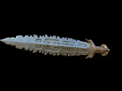 Chronicles of Riddick Irgun Knife 3d digital File 3D print model