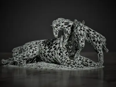 Horse 3D print model