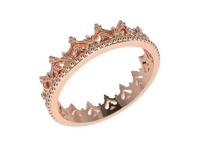 Crown ring  3D print model