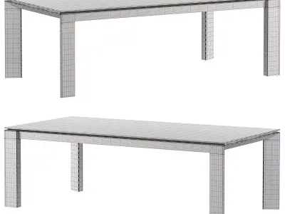 SUSAN DINING TABLE by laskasas 3D model