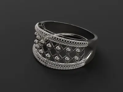 Luxary Ring 3D print model