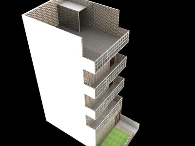 3d Building Design 3D model