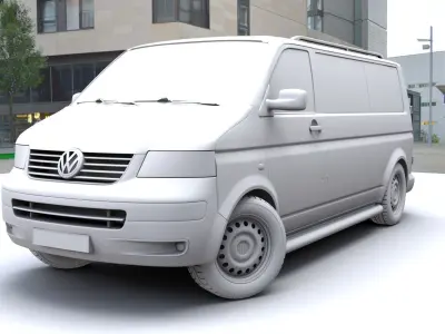Volkswagen Transporter T5 3D model