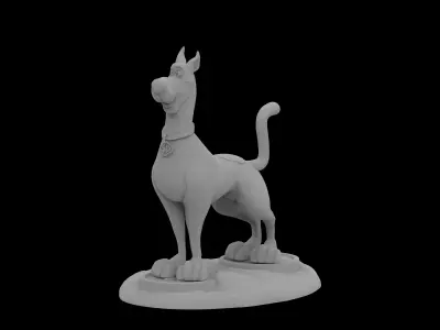 Scooby-Doo dog  3d model file for 3d printer 3D print model